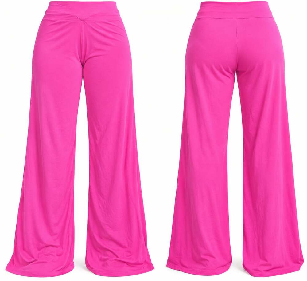 Victoria's Secret Wide Leg Pants Size L Pink